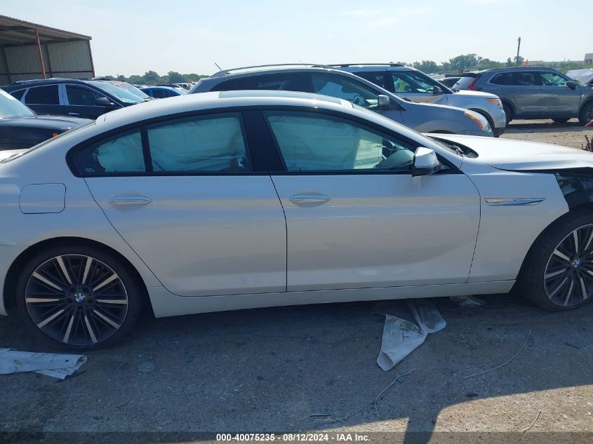 2016 BMW 640I Gran Coupe VIN: WBA6D0C57GD927809 Lot: 40075235