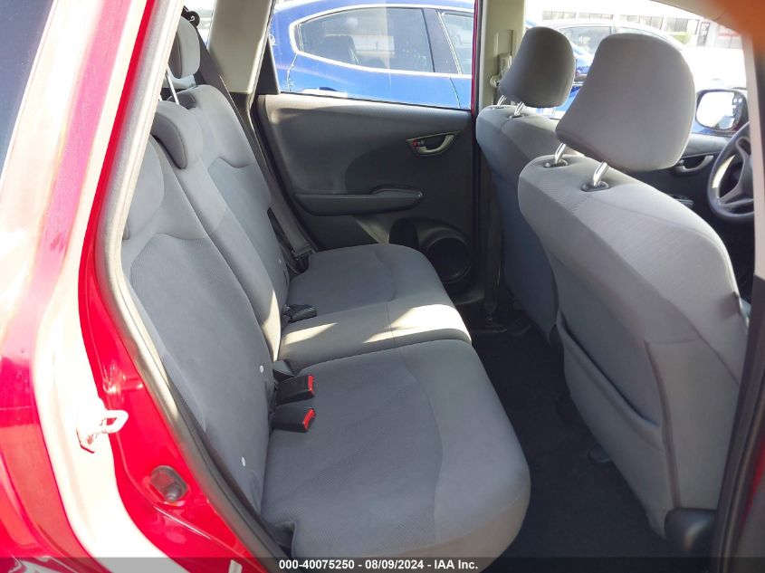 2010 Honda Fit VIN: JHMGE8H28AC037848 Lot: 40075250