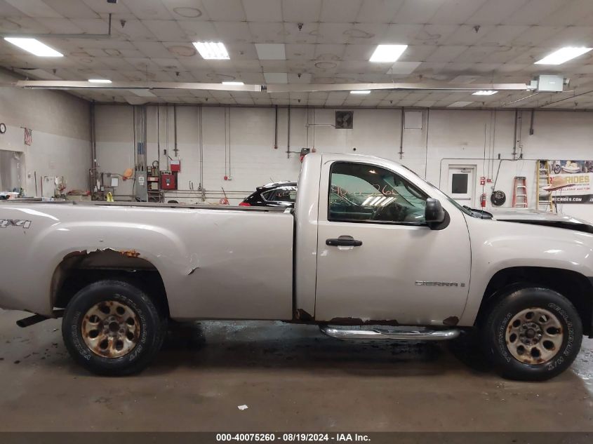 2009 GMC Sierra 1500 Work Truck VIN: 1GTEK14X29Z117245 Lot: 40075260