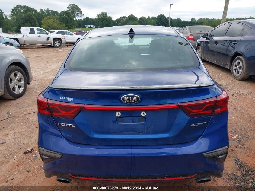 2020 Kia Forte Gt VIN: 3KPF44AC3LE161730 Lot: 40075279