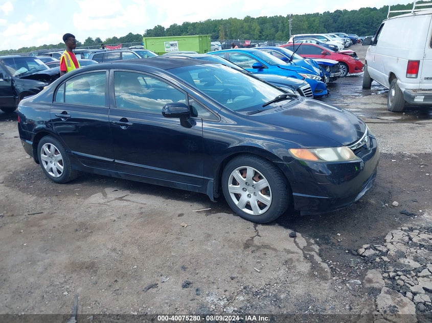 2007 Honda Civic Lx VIN: 2HGFA16597H306508 Lot: 40075280