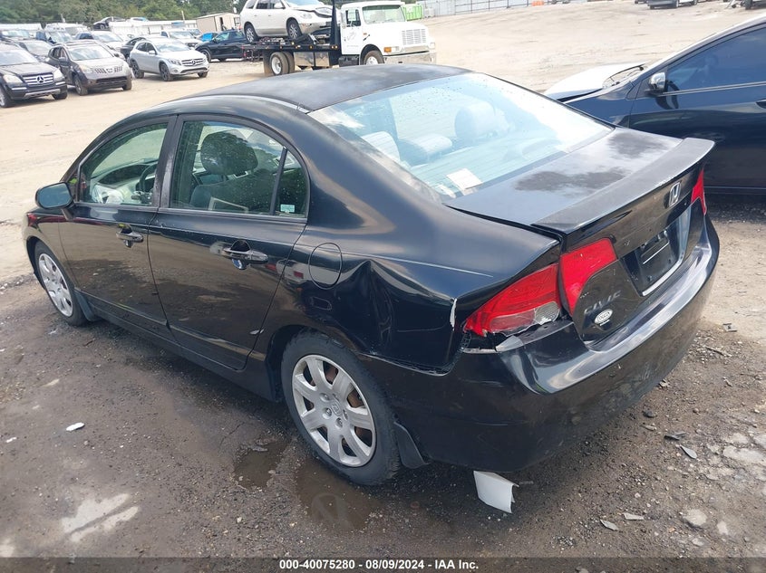 2007 Honda Civic Lx VIN: 2HGFA16597H306508 Lot: 40075280