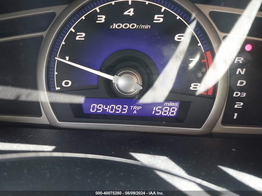 2007 Honda Civic Lx VIN: 2HGFA16597H306508 Lot: 40075280