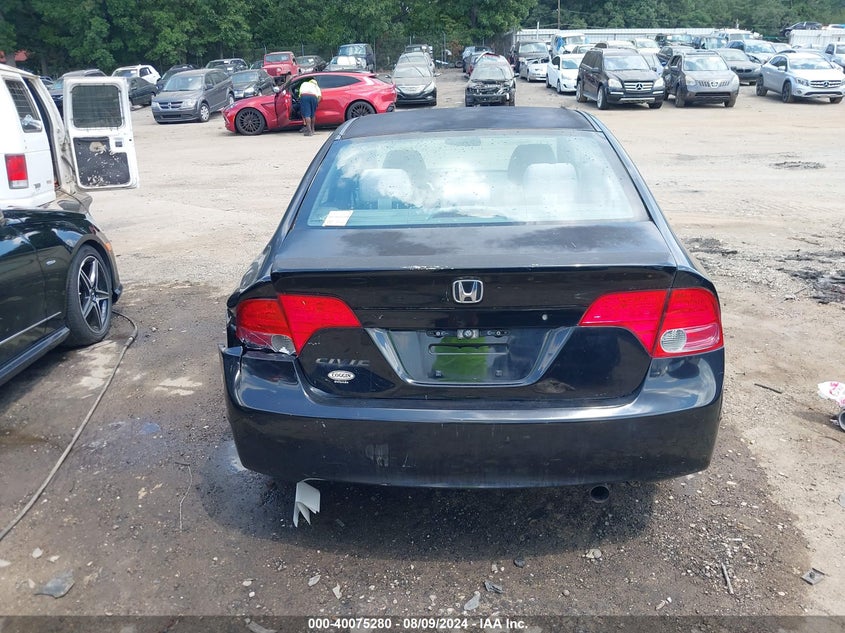 2007 Honda Civic Lx VIN: 2HGFA16597H306508 Lot: 40075280