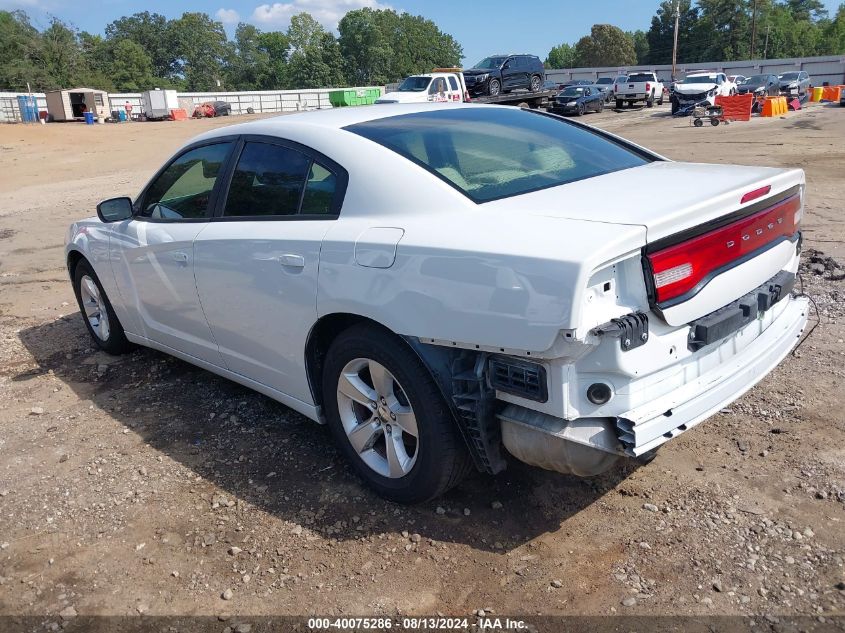 VIN 2C3CDXBG7EH168231 2014 Dodge Charger, SE no.3