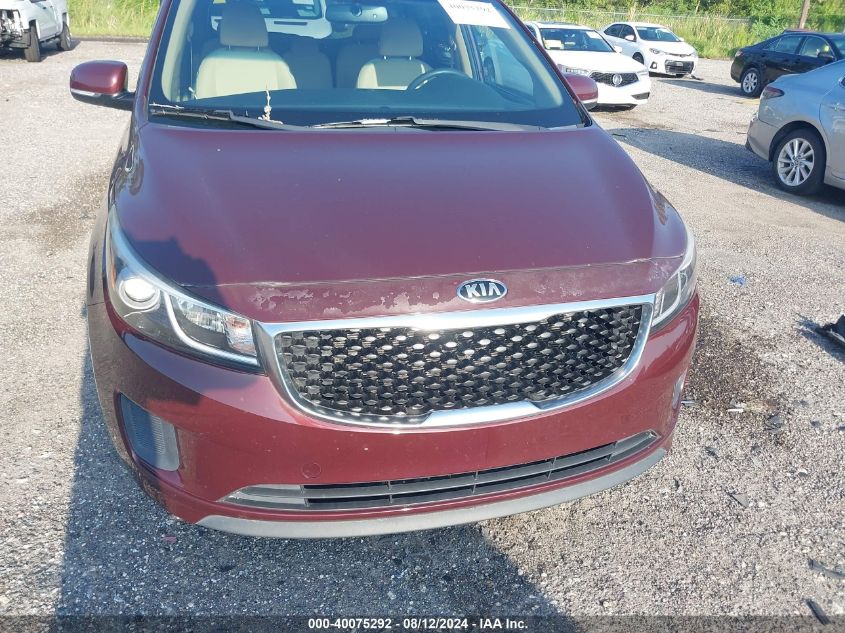 2016 Kia Sedona Lx VIN: KNDMB5C19G6163847 Lot: 40075292