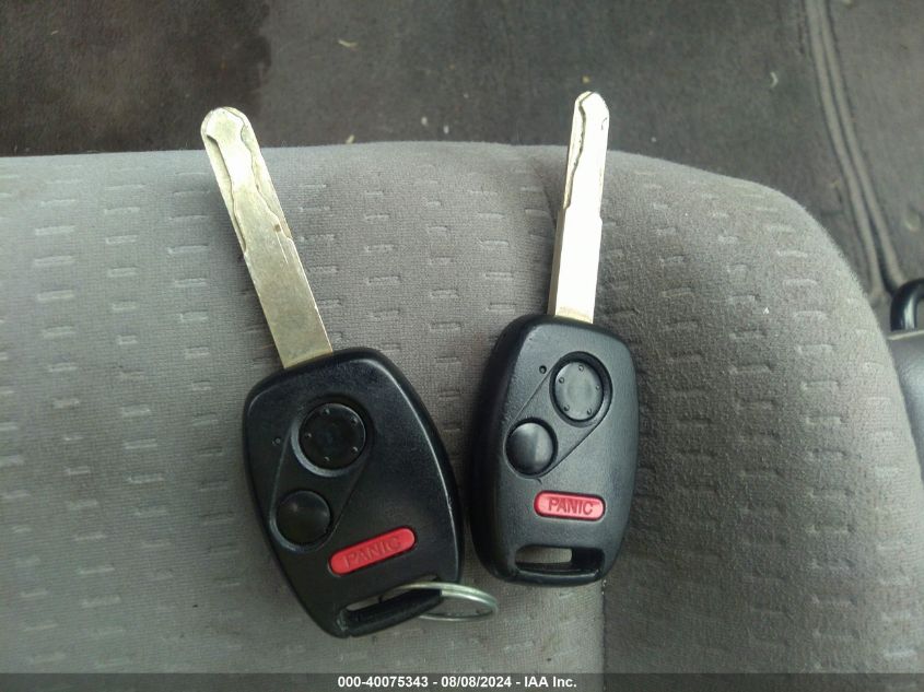 2008 Honda Cr-V Ex VIN: JHLRE48578C007508 Lot: 40075343