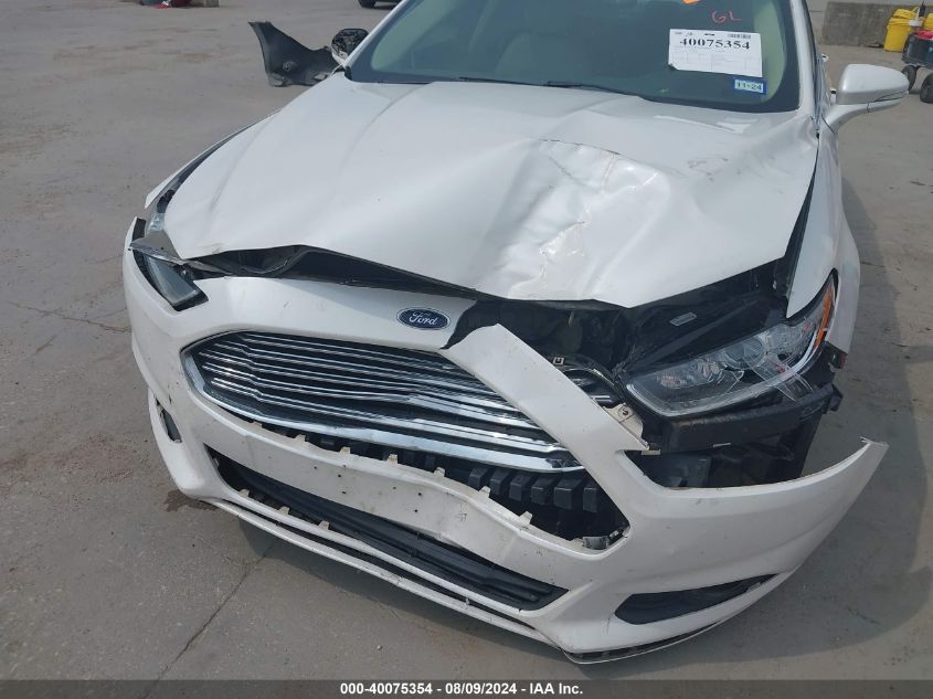 2013 Ford Fusion Hybrid Se VIN: 3FA6P0LU7DR378915 Lot: 40075354