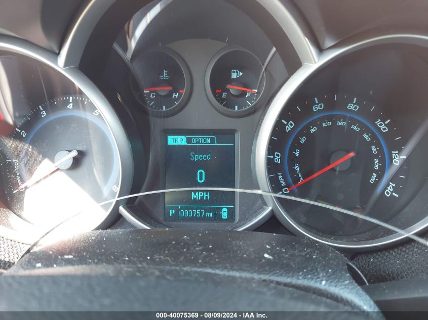 2014 Chevrolet Cruze Lt VIN: 1G1PC5SB4E7477684 Lot: 40075369