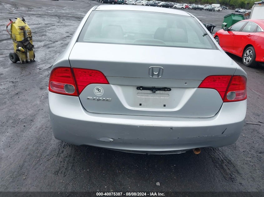 2008 Honda Civic Lx VIN: 2HGFA15528H500526 Lot: 40075387