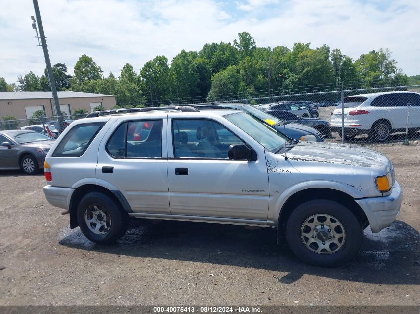 1998 Isuzu Rodeo Ls/S VIN: 4S2CK58W6W4370372 Lot: 40075413