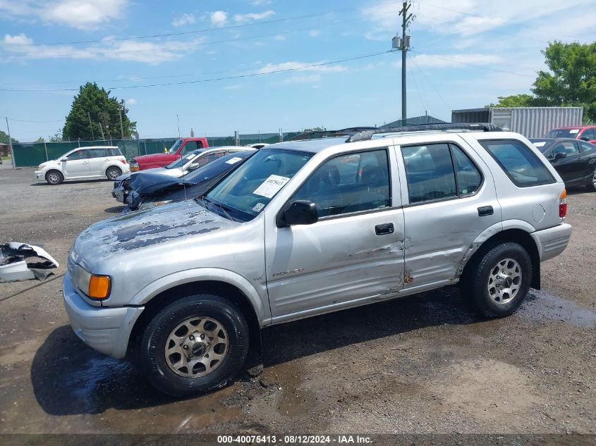 1998 Isuzu Rodeo Ls/S VIN: 4S2CK58W6W4370372 Lot: 40075413