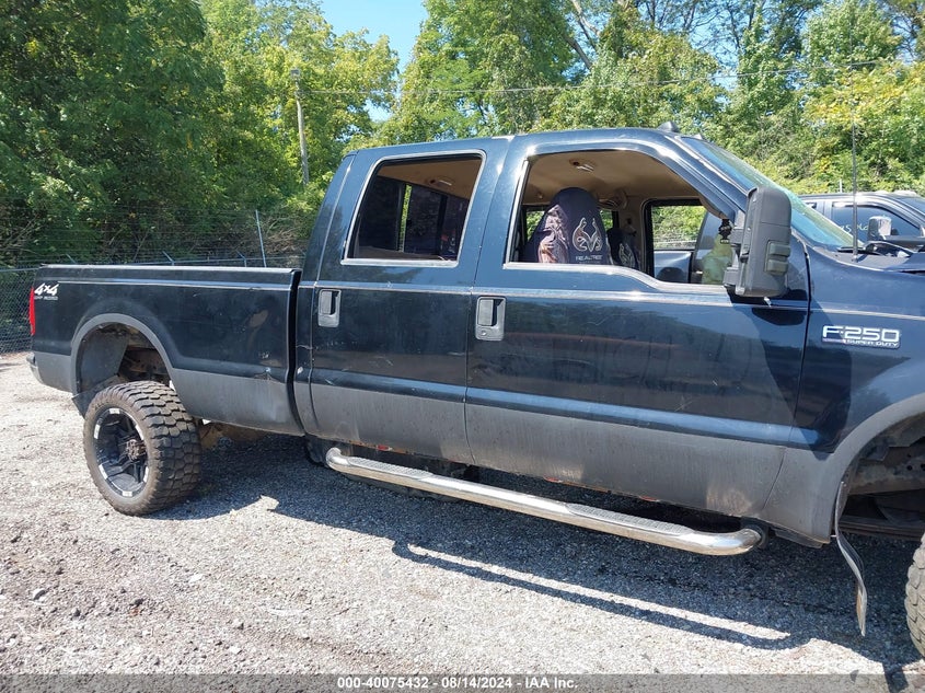 1999 Ford F-250 Lariat/Xl/Xlt VIN: 1FTNW21F3XEA07590 Lot: 40075432