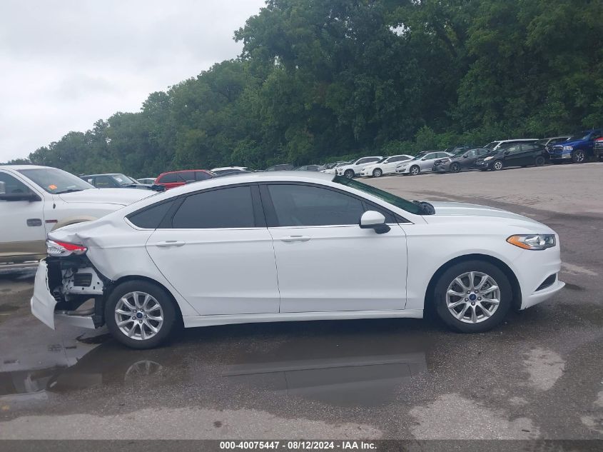 2017 FORD FUSION S - 3FA6P0G71HR343622