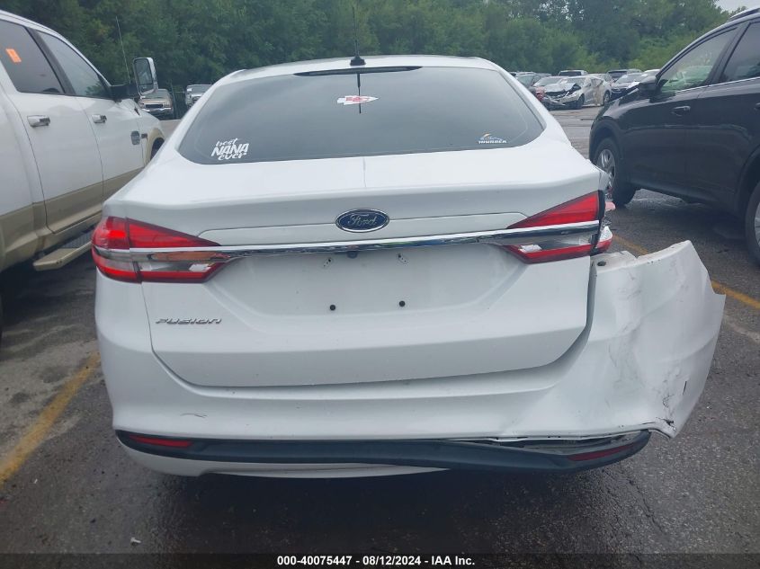 2017 FORD FUSION S - 3FA6P0G71HR343622