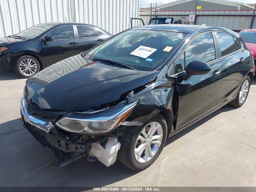 VIN 3G1BC6SM2KS569486 2019 CHEVROLET CRUZE LS