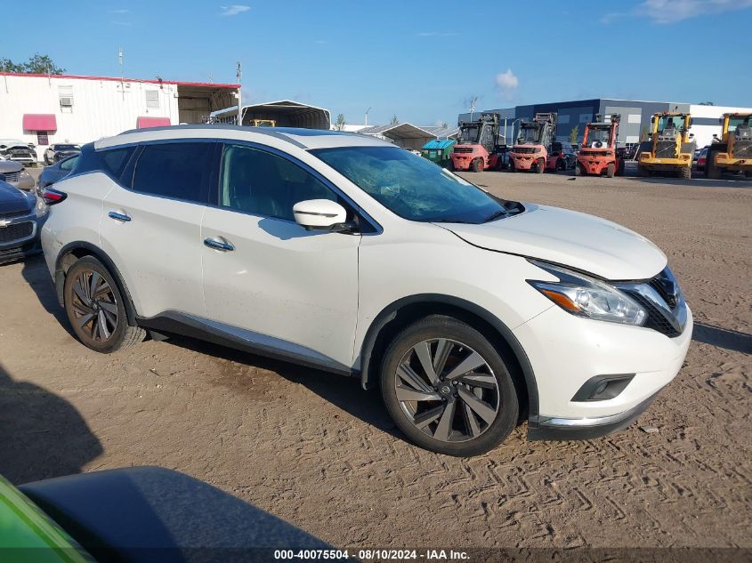 2018 Nissan Murano Platinum VIN: 5N1AZ2MGXJN123558 Lot: 40075504