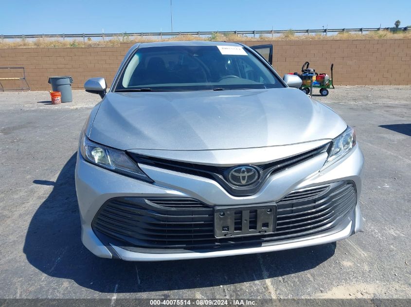 2020 Toyota Camry Le VIN: 4T1C11AKXLU870900 Lot: 40075514