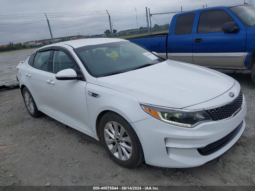 2018 Kia Optima Ex VIN: 5XXGU4L38JG243779 Lot: 40075544