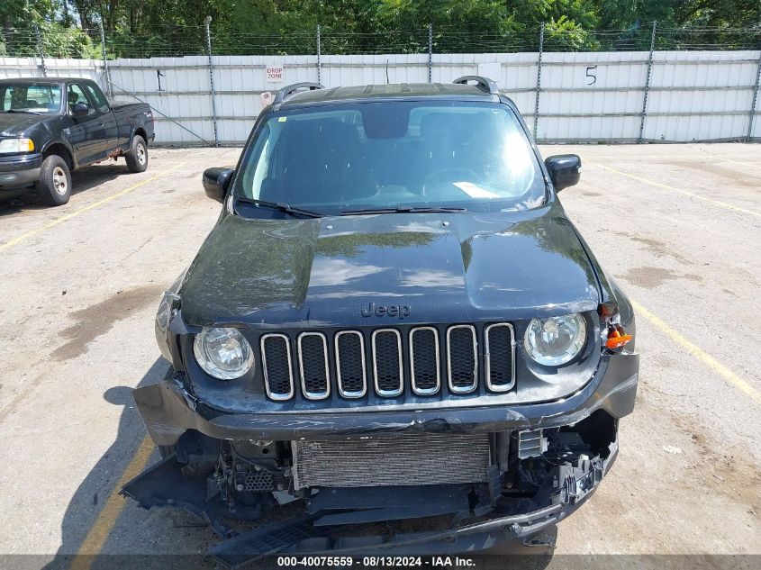 2018 Jeep Renegade Altitude 4X4 VIN: ZACCJBBBXJPG72809 Lot: 40075559