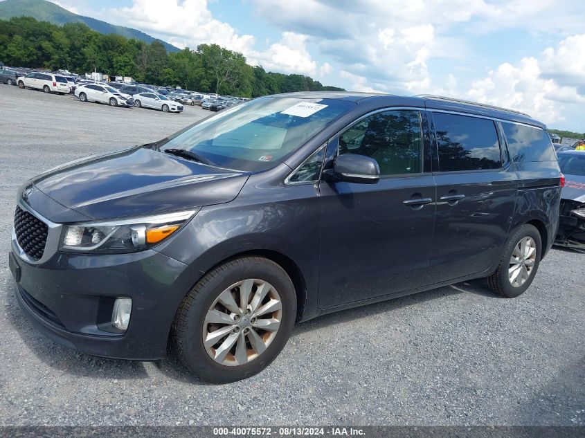 2015 Kia Sedona Ex/Sx VIN: KNDMC5C19F6050704 Lot: 40075572