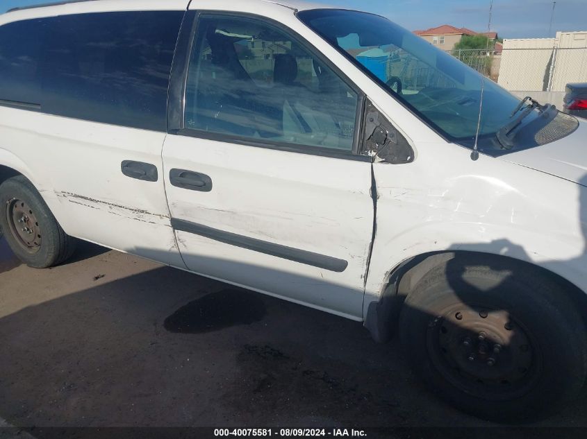 2006 Dodge Grand Caravan Se VIN: 1D4GP24R26B587042 Lot: 40075581