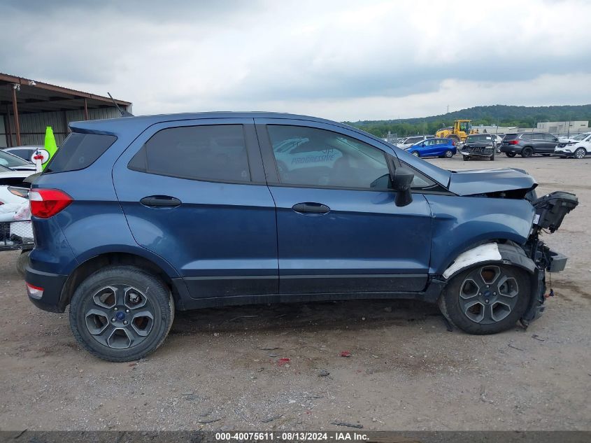 2021 Ford Ecosport S VIN: MAJ3S2FE4MC445809 Lot: 40075611