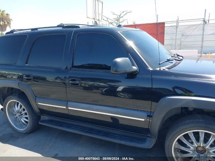 2004 Chevrolet Tahoe Lt VIN: 1GNEC13T54R279768 Lot: 40075643