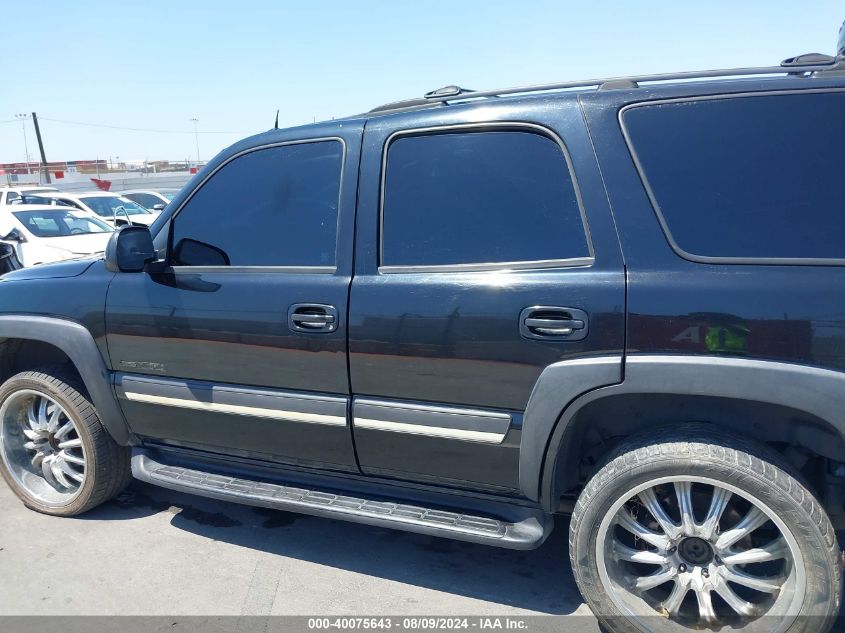 2004 Chevrolet Tahoe Lt VIN: 1GNEC13T54R279768 Lot: 40075643