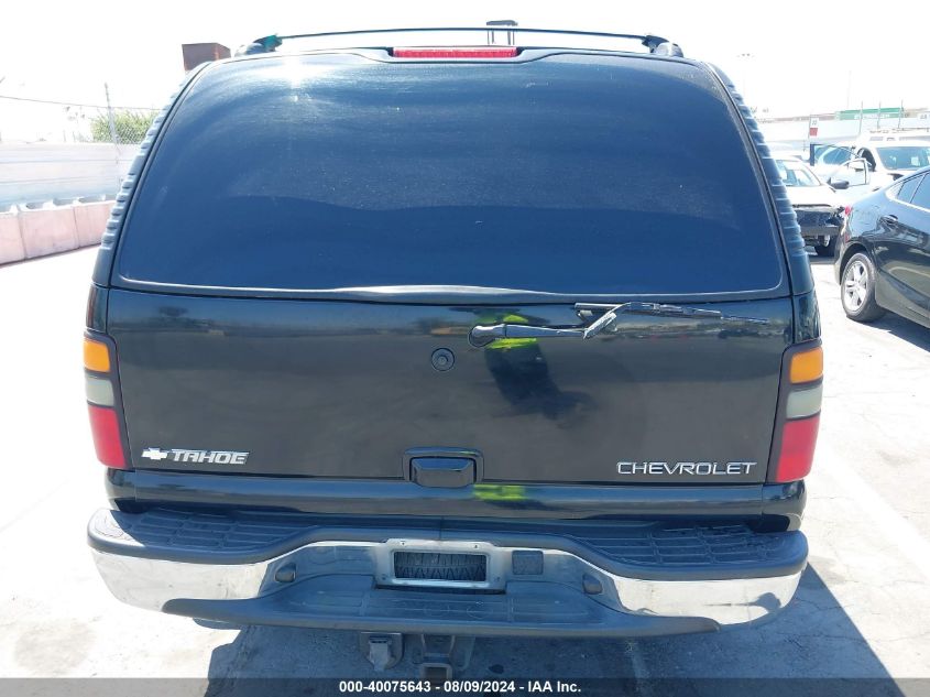 2004 Chevrolet Tahoe Lt VIN: 1GNEC13T54R279768 Lot: 40075643