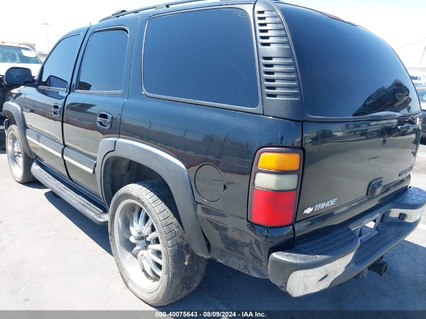 2004 Chevrolet Tahoe Lt VIN: 1GNEC13T54R279768 Lot: 40075643