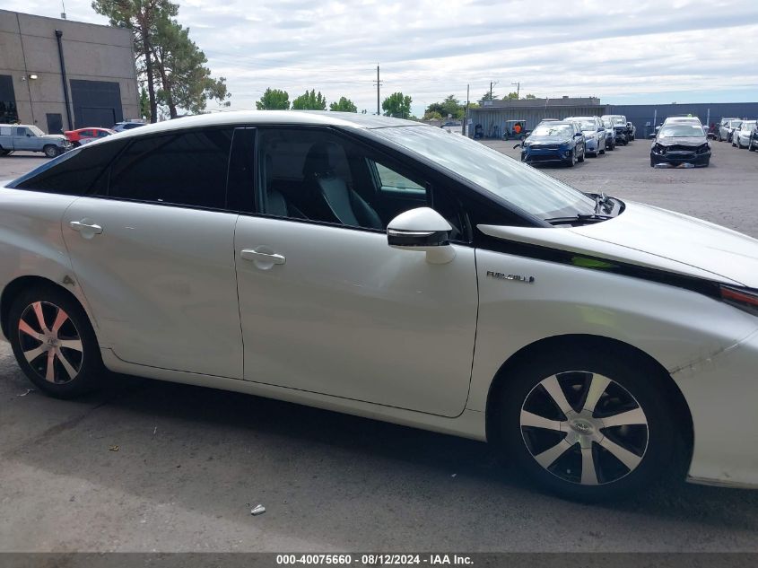 2017 Toyota Mirai VIN: JTDBVRBD8HA002485 Lot: 40075660