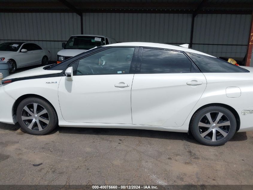 2017 Toyota Mirai VIN: JTDBVRBD8HA002485 Lot: 40075660