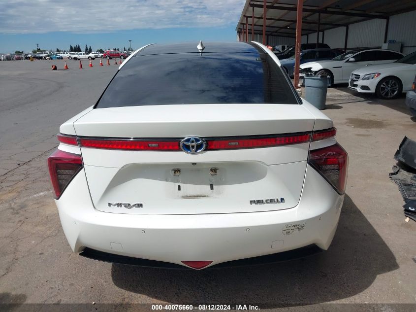 2017 Toyota Mirai VIN: JTDBVRBD8HA002485 Lot: 40075660