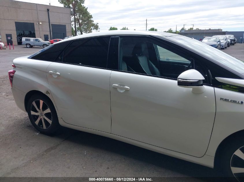 2017 Toyota Mirai VIN: JTDBVRBD8HA002485 Lot: 40075660