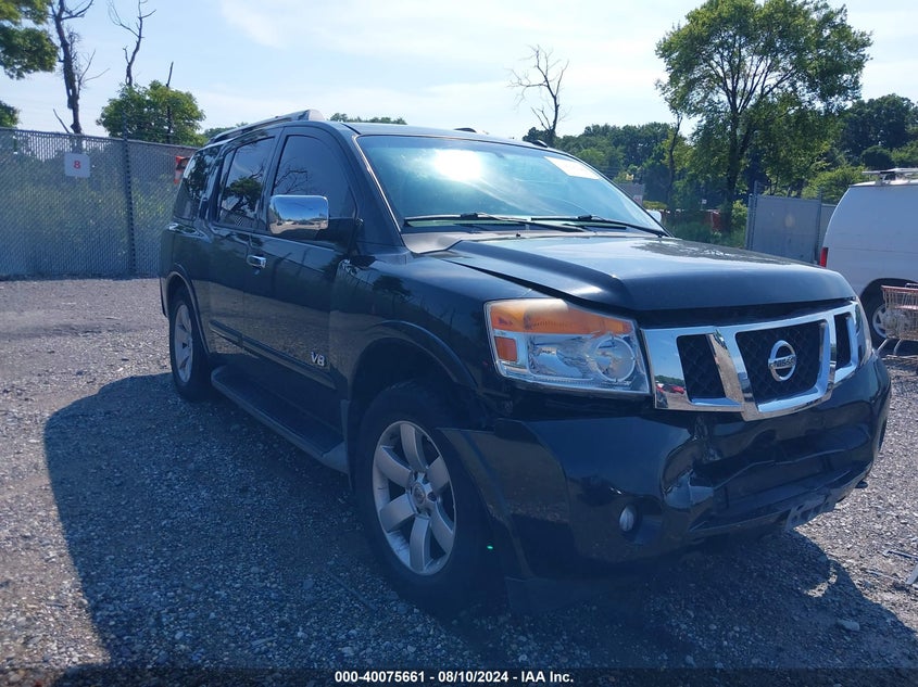 2008 Nissan Armada Le VIN: 5N1AA08C48N621641 Lot: 40075661