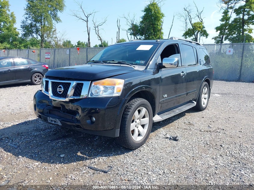 2008 Nissan Armada Le VIN: 5N1AA08C48N621641 Lot: 40075661