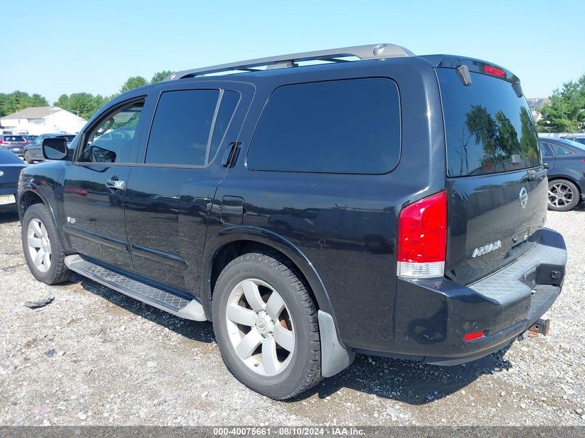 2008 Nissan Armada Le VIN: 5N1AA08C48N621641 Lot: 40075661