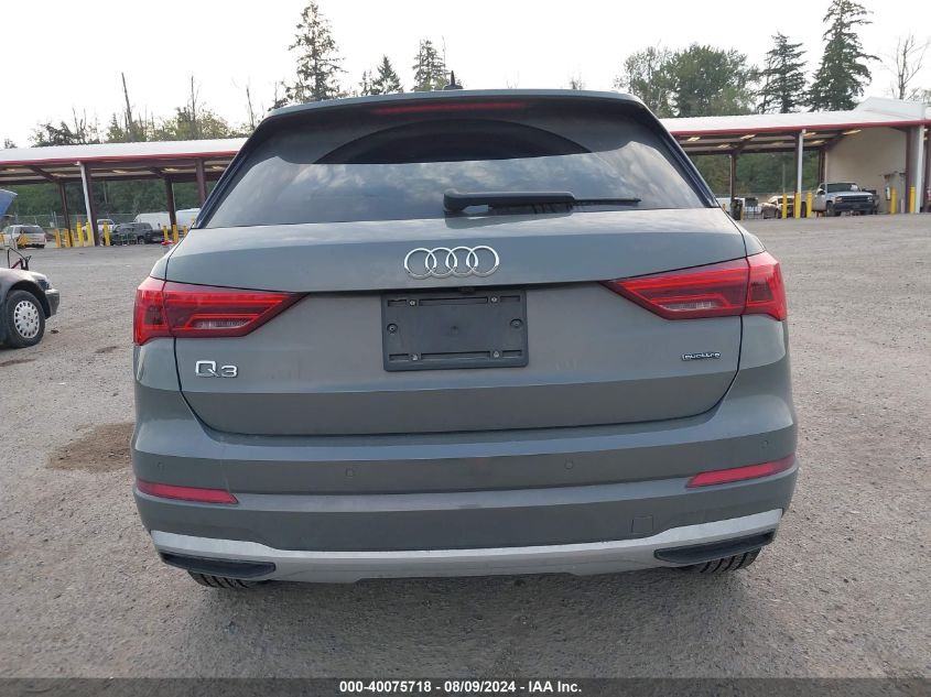 2021 Audi Q3 Premium Plus 40 VIN: WA1BUCF32M1113023 Lot: 40075718