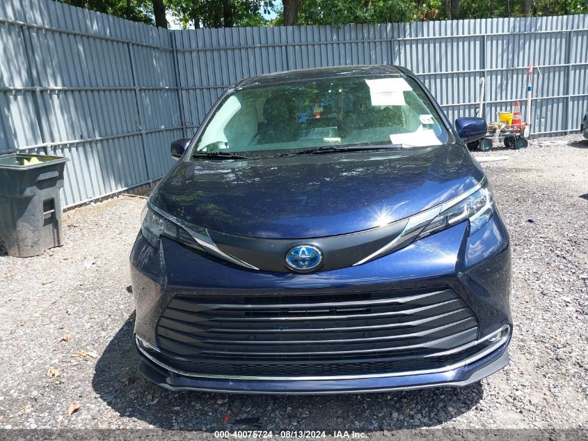 2022 Toyota Sienna Xle VIN: 5TDYRKEC3NS081880 Lot: 40075724