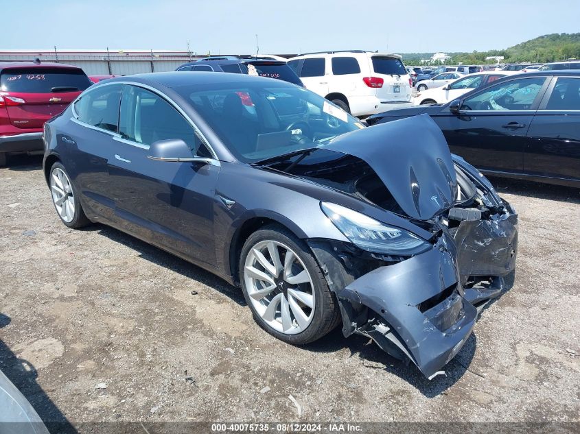 2018 Tesla Model 3 Long Range/Performance VIN: 5YJ3E1EB7JF132447 Lot: 40075735