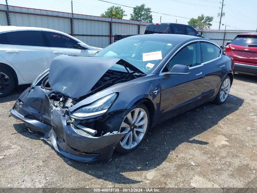 5YJ3E1EB7JF132447 2018 TESLA MODEL 3 - Image 2