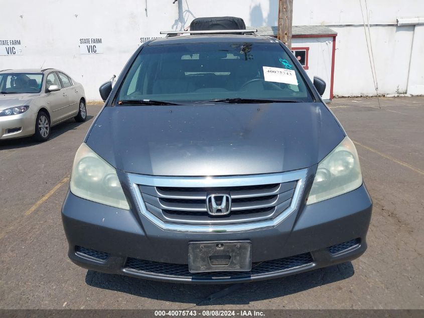 2010 Honda Odyssey Ex-L VIN: 5FNRL3H68AB018564 Lot: 40075743