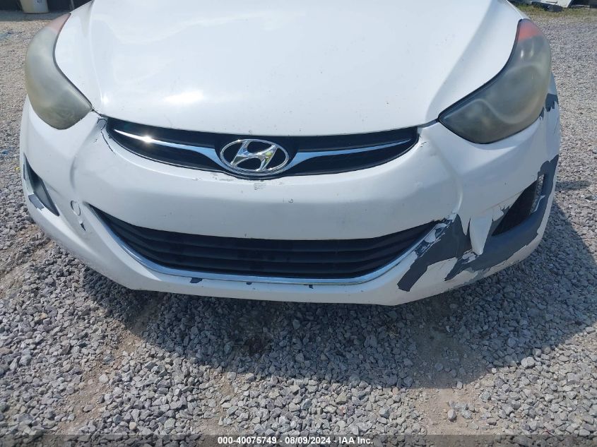 2011 Hyundai Elantra Gls VIN: 5NPDH4AE4BH013187 Lot: 40075749