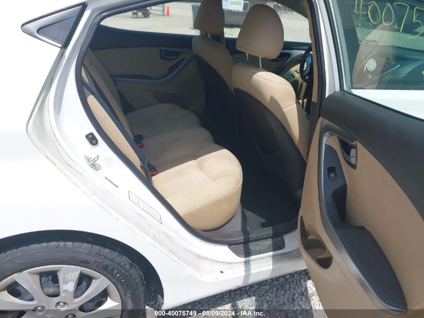 2011 Hyundai Elantra Gls VIN: 5NPDH4AE4BH013187 Lot: 40075749