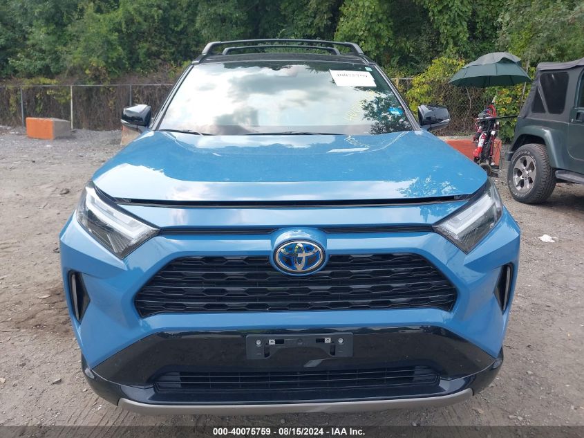 2022 Toyota Rav4 Hybrid Xse VIN: 4T3E6RFV1NU097661 Lot: 40075759