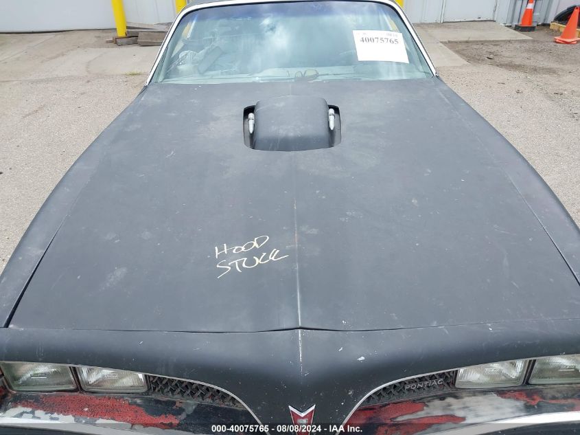 1978 Pontiac Trans-Am VIN: 2W87Z8L162848 Lot: 40075765