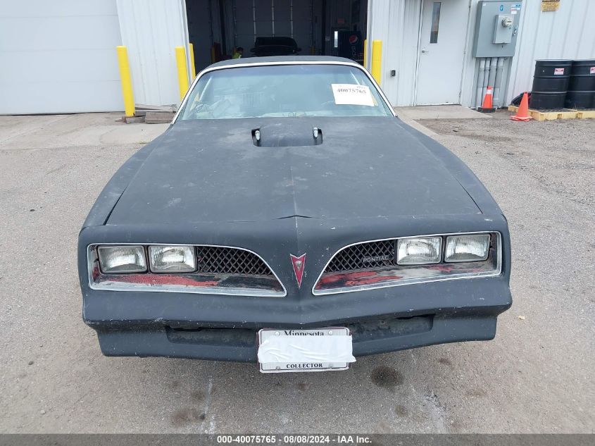 1978 Pontiac Trans-Am VIN: 2W87Z8L162848 Lot: 40075765