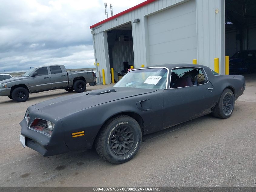 1978 Pontiac Trans-Am VIN: 2W87Z8L162848 Lot: 40075765