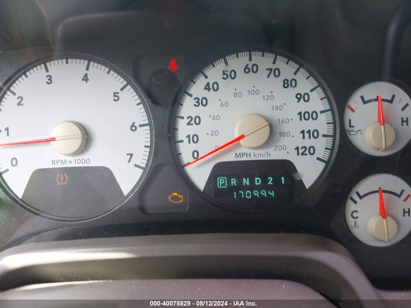 2008 Dodge Ram 1500 Slt VIN: 1D7HA182X8J115079 Lot: 40075829